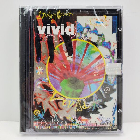 Living Colour Vivid MiniDisc 1988 EM 44099 Rock Sony Music Sealed - Picture 1 of 11